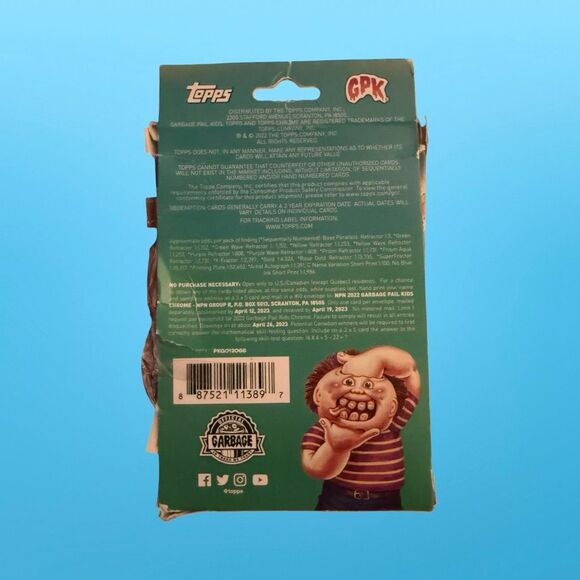 Topps 2022 Garbage Pail Kids Chrome Hanger Box 20 Cards Series 5 OPEN BOX - Picture 5 of 12